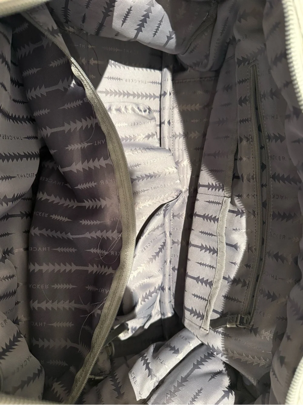 Shiny Quilted Silver Puffer Tote